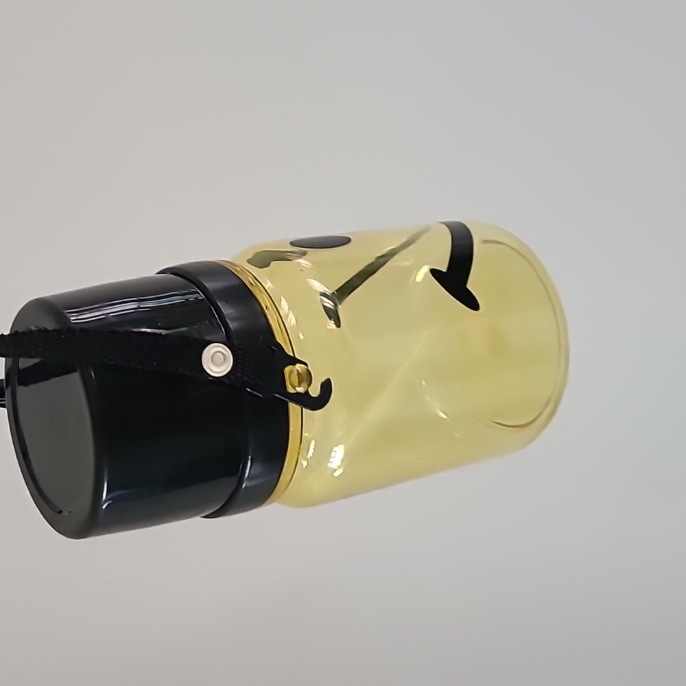 Vintage 90s smiley face water bottle with cup - Picture 4 of 9